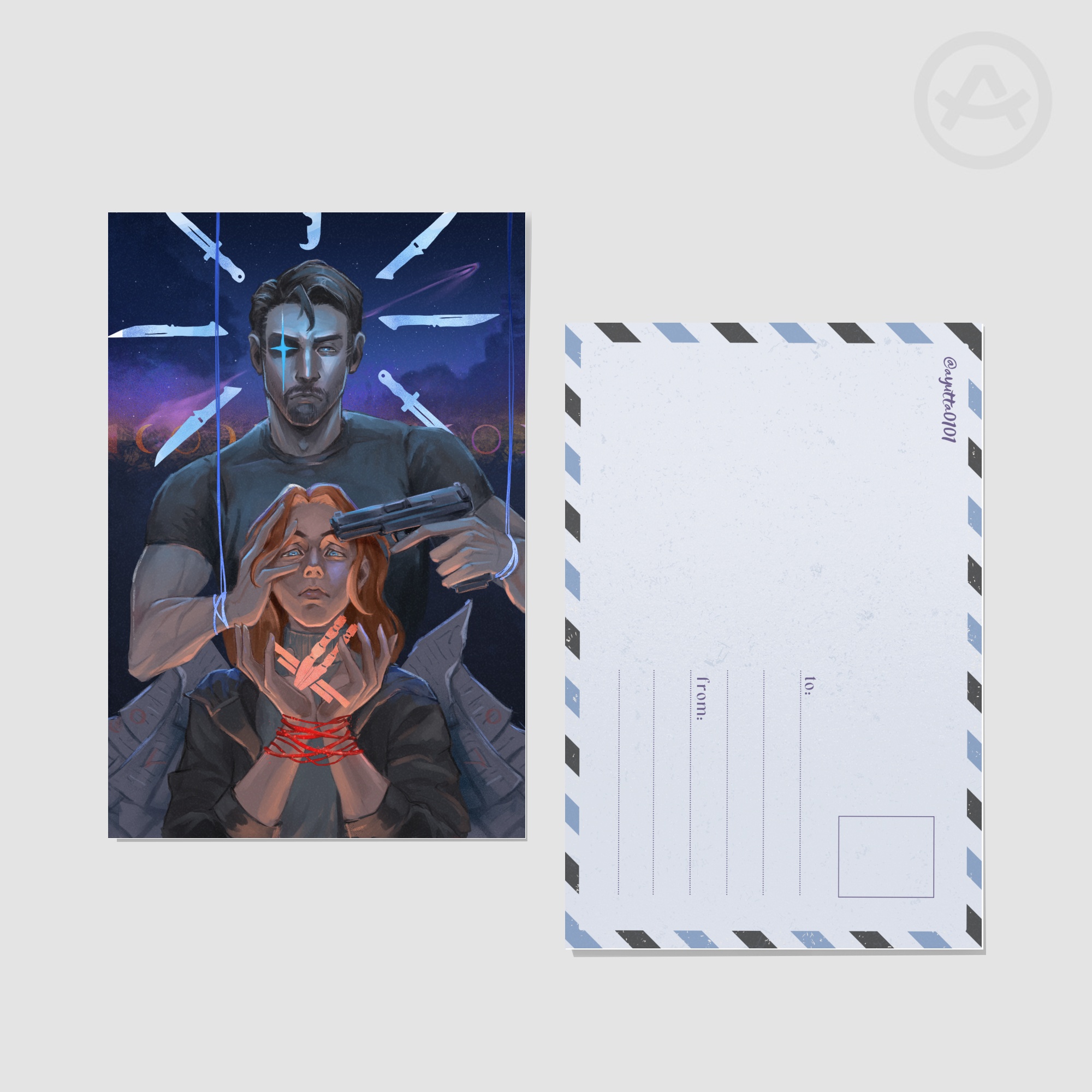 Postcard | Court and Eva