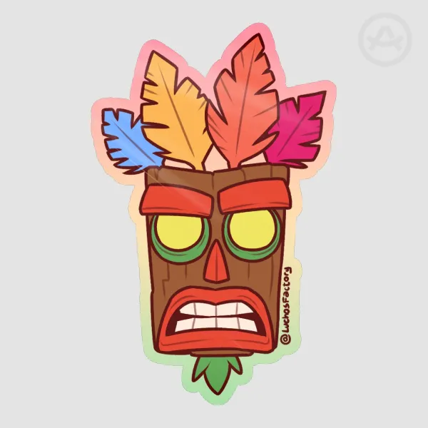 Aku Mask Sticker