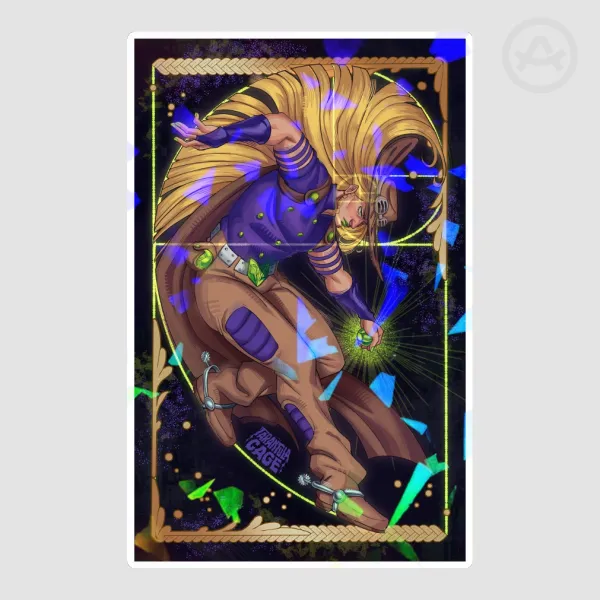 Gyro Zeppeli Broken Glass Sticker