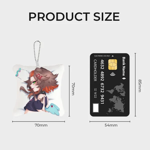 Mini Sera Body Pillow Keychain