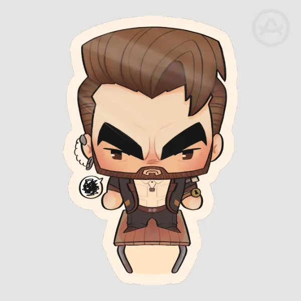 Tiny Dorian Silly Sticker