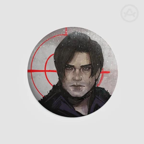 Leon Kennedy Resident Evil 9Round Badges (Button Pins)