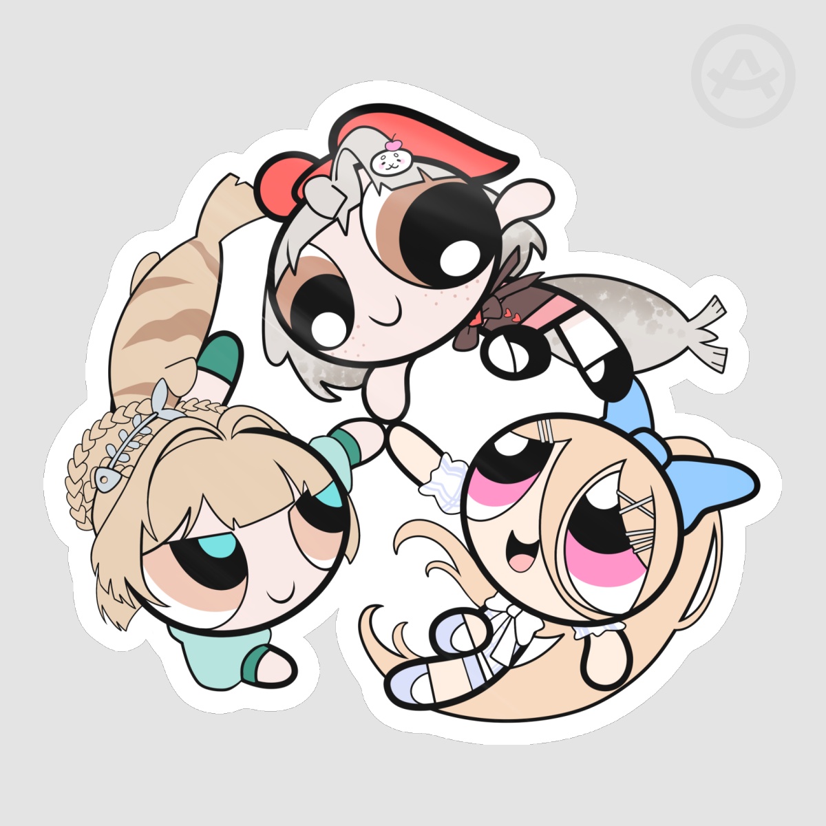 MeMiMe Halloween Party - MeMiMe Die Cut Sticker