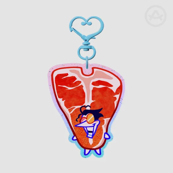 Spamton T-Bone Acrylic Keychain