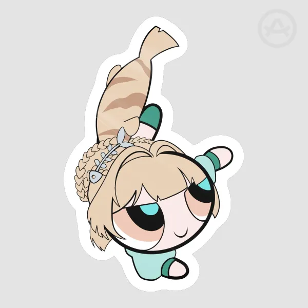 MeMiMe Halloween Party - Mennie Die Cut Sticker