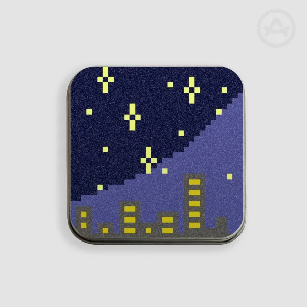Pixel Night - Metal Storage Box