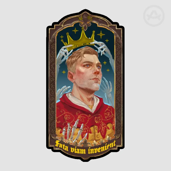 Fata viam invenient - Gold Hot Foil Stickers