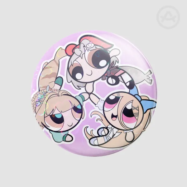 MeMiMe Halloween Party - Saving the World Together Button