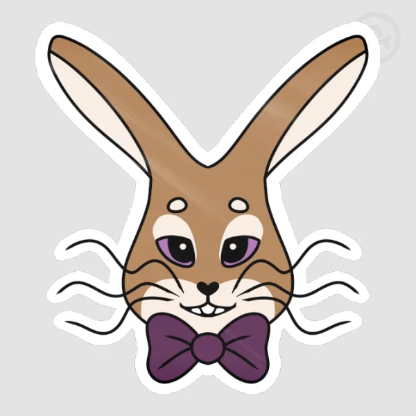 Glitchtrap Bunny sticker