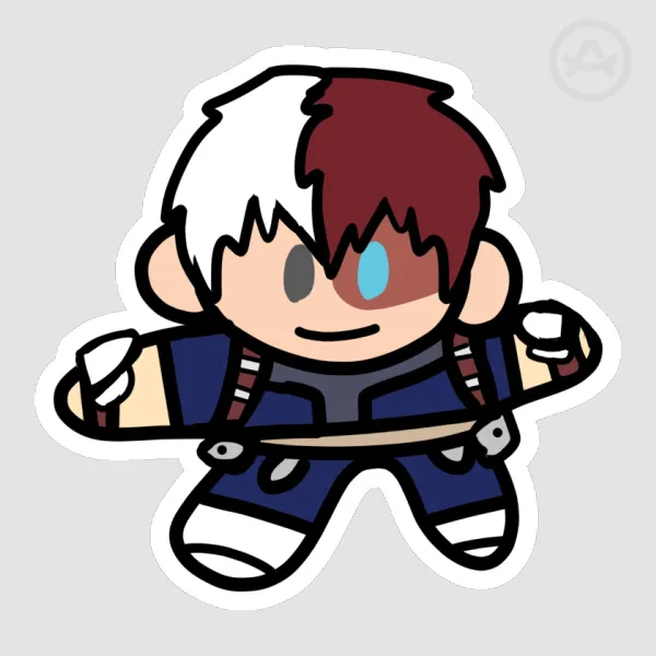 Shoto Todoroki "Lil Fella" -  Die Cut Sticker