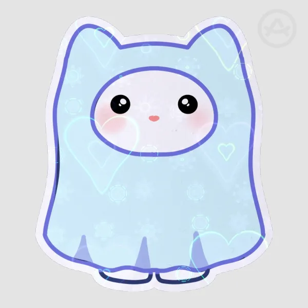 sylvanian ghost sticker