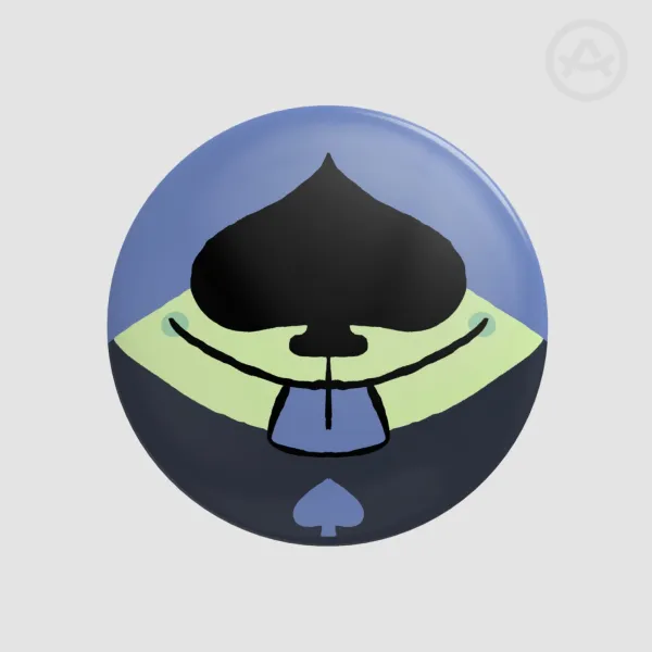 Lancer Deltarune Round Badge