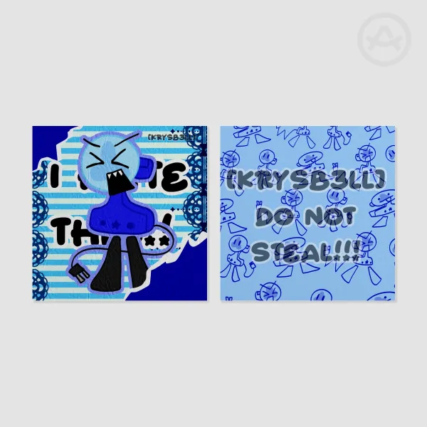 Fanny “I HATE THIS” Square print