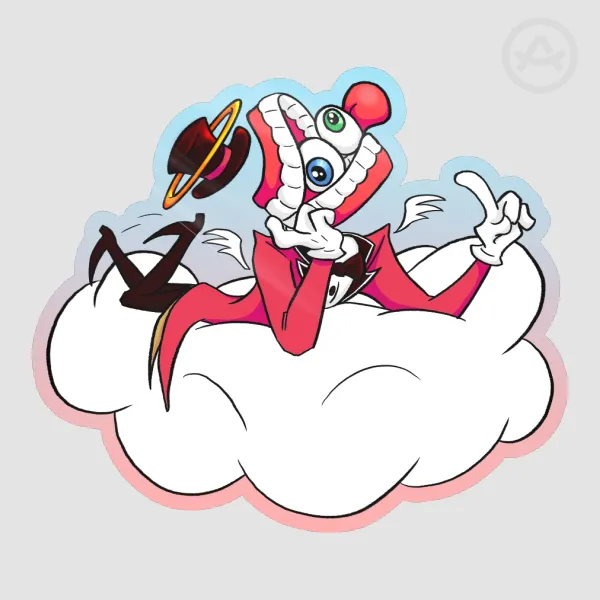 Caine | Angel on your Desktop Sticker