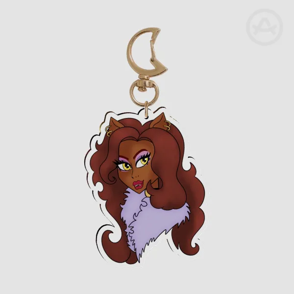Clawdeen Acrylic Keychain