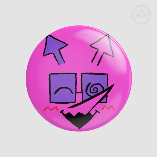 Joddie (Deltarune OC) Round Badge