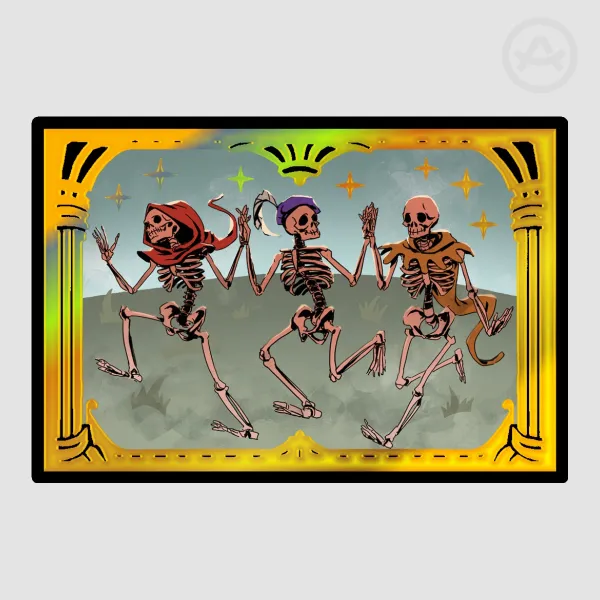 Jolly Rogers - Gold Hot Foil Stickers