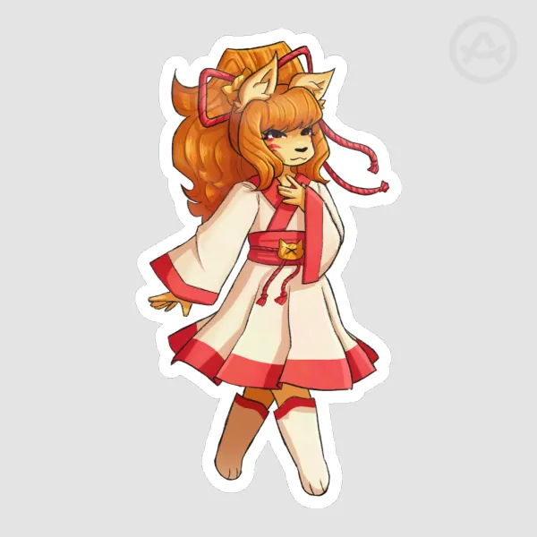 Undertale Yellow Ceroba Ketsukane Sticker