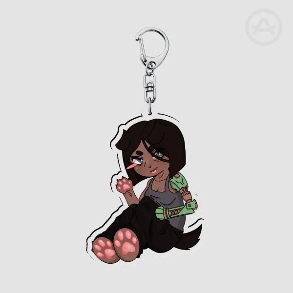 Puppy Sevika Keychain