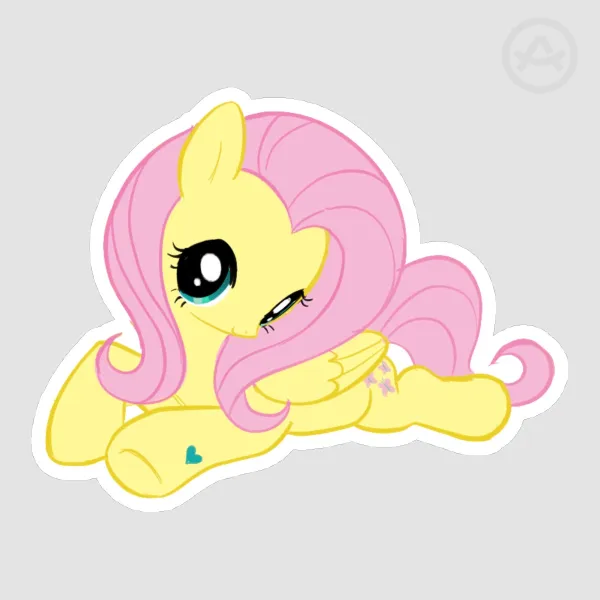 Fluttershy [ MLP ] - Die Cut Sticker