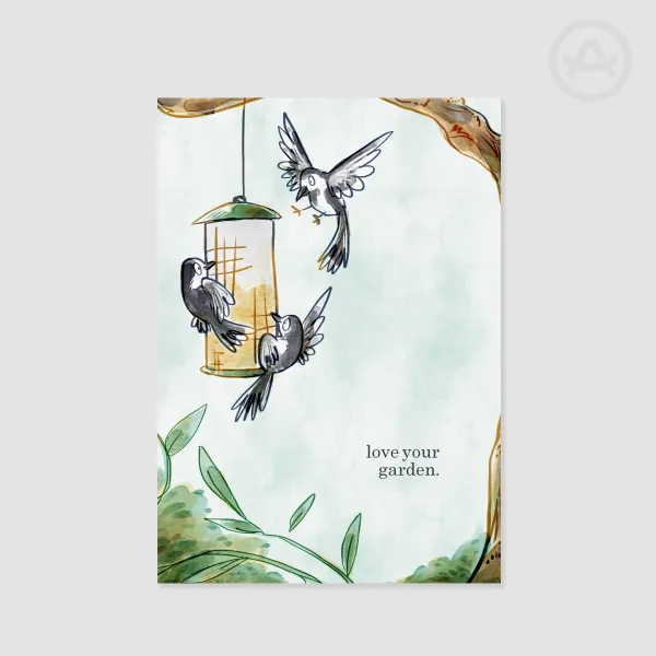 Bird Feeder Print