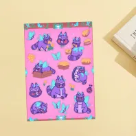 Fairy Raccoon! Transparent Sticker Sheet