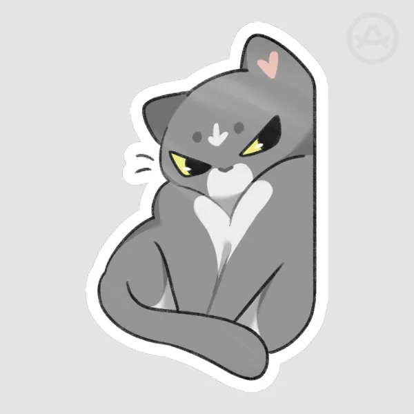Rat Cat Sticker