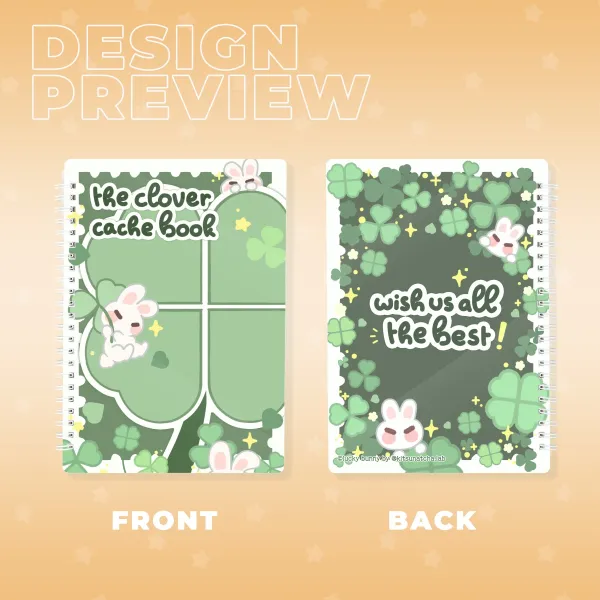 Klee Bunny PVC Sticker Notebook