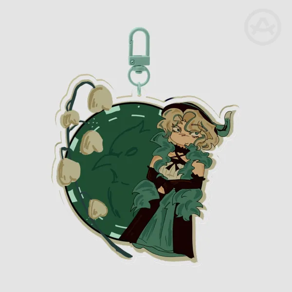 Cecilia Chip Keychain