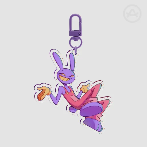 Jax - Glitter Acrylic Keychain