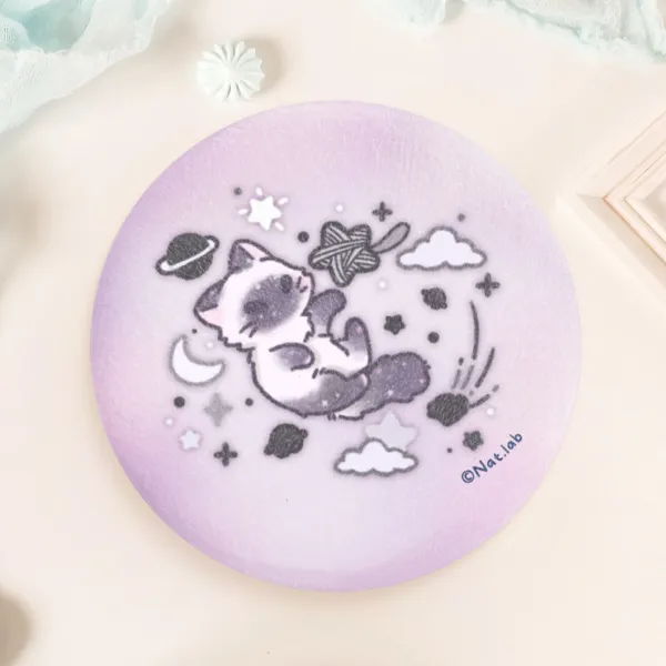 Mite cat meowspace Plush Badges