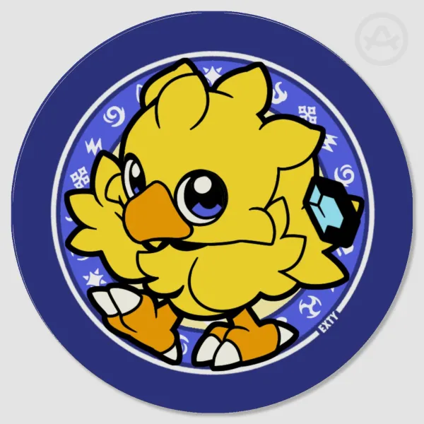 Chocobo's Dungeon Wooden Coaster: Chocobo