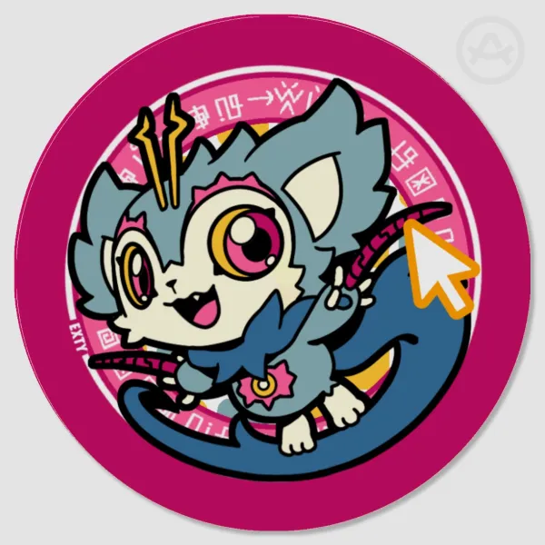 Original Digimon Wooden Coaster: Securitymon
