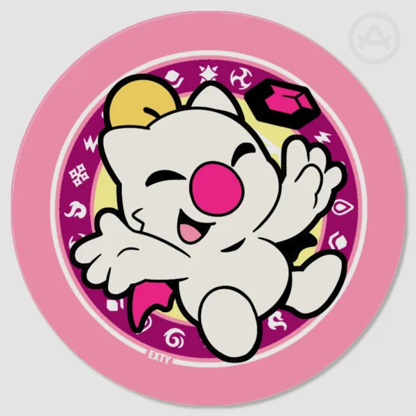 Chocobo's Dungeon Wooden Coaster: Mog