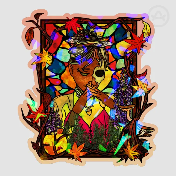 Fall Maiden - Foil Sticker