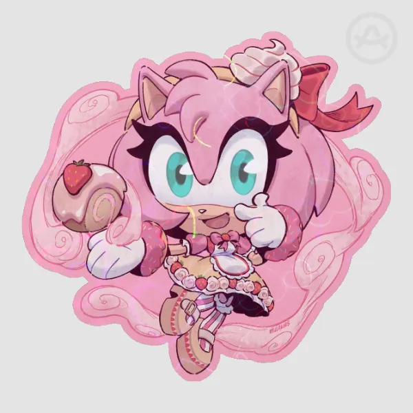 Sweet Amy Holo Sticker [Sonic]