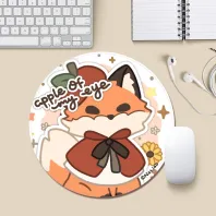 pixie fox Round Mouse Pad