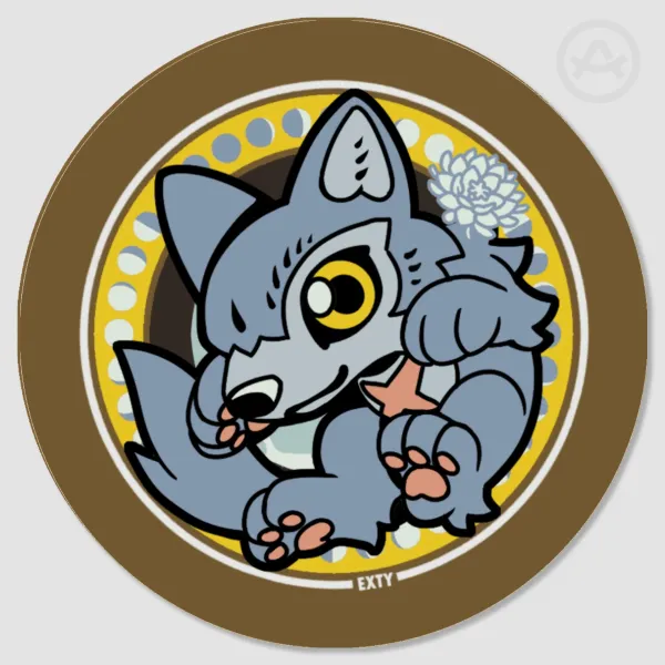 Wolf's Rain Wooden Coaster: Tsume