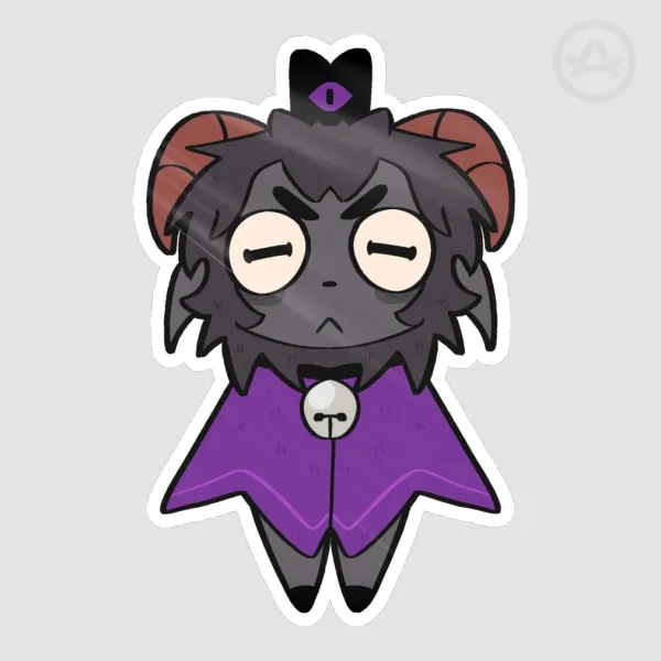 Cult of the Lamb 3" Sticker (Goat)