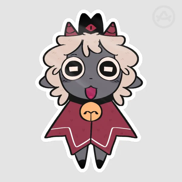 Cult of the Lamb 3" Sticker (Lamb)
