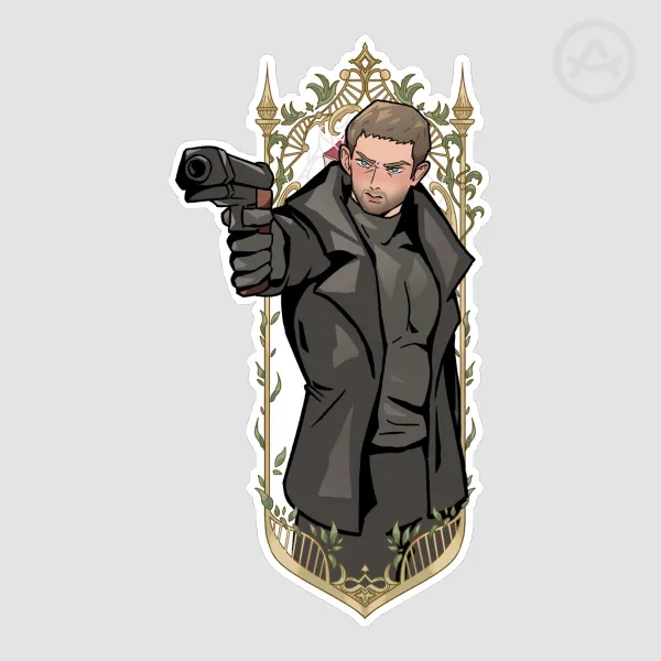 Chris Redfield Sticker
