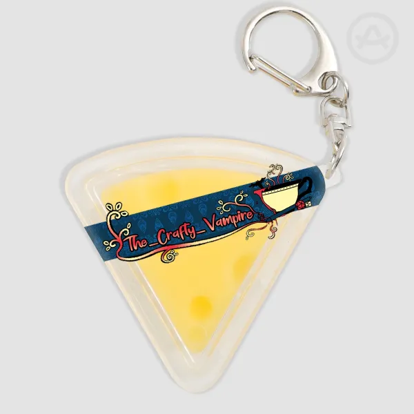 Squishy Cheese Jelly Keychains
