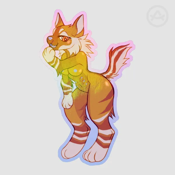 Cute Holographic Sophie Sticker
