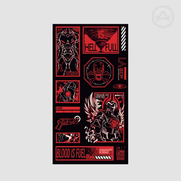 Ultrakill Stickers Sheet