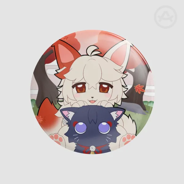 Kazuscara Forest Friends (Button Pin)
