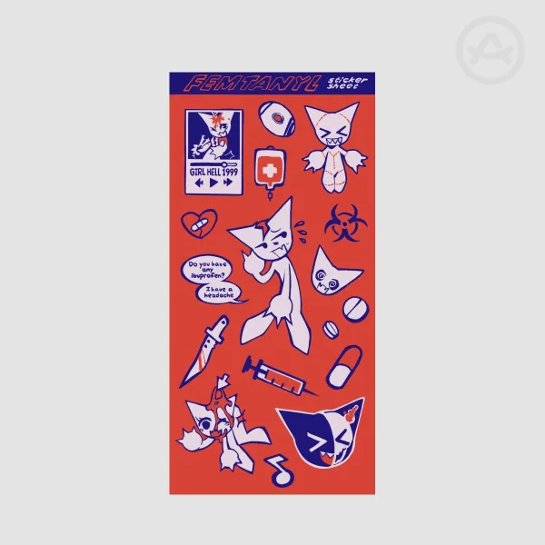 Token Stickers Sheet femtanyl
