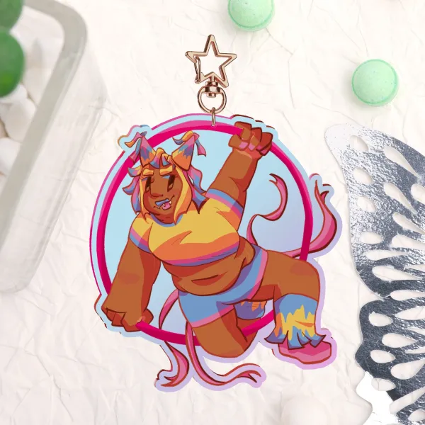 Yatta the Piñata Acrylic Keychain