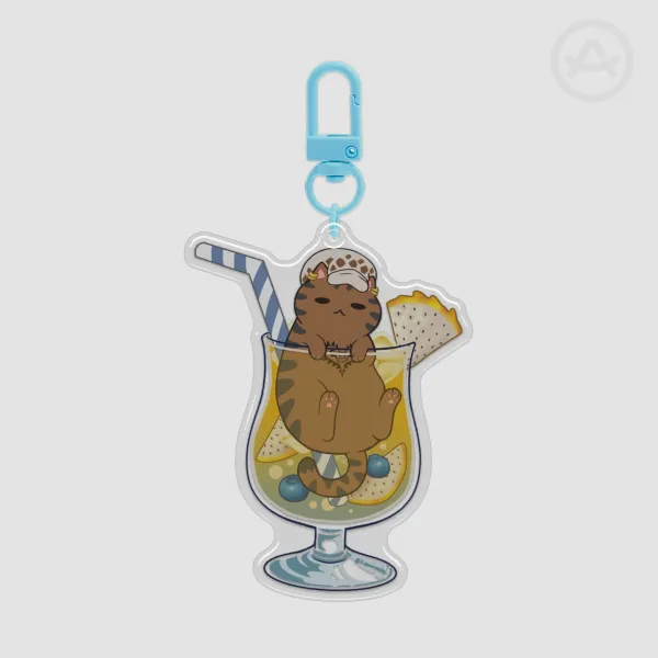 Law cat Keychain