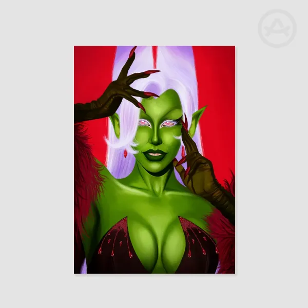 Fancy Buttwitch Print