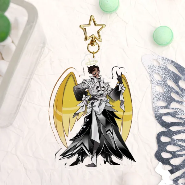 Adam in RIBBON HEART PARLOR 10cm Acrylic Keychains